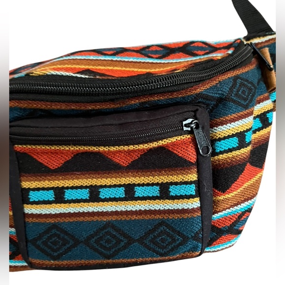 Unisex Geometric Patterned Fannie Pack bag - Picture 3 of 3